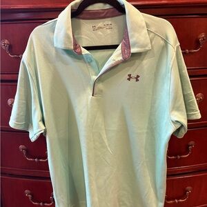 Under Armour Men's Mint Green Polo Shirt